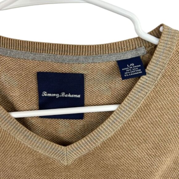 Tommy Bahama Men's Silk Brown Sweatshirt Size L - Picture 3 of 3